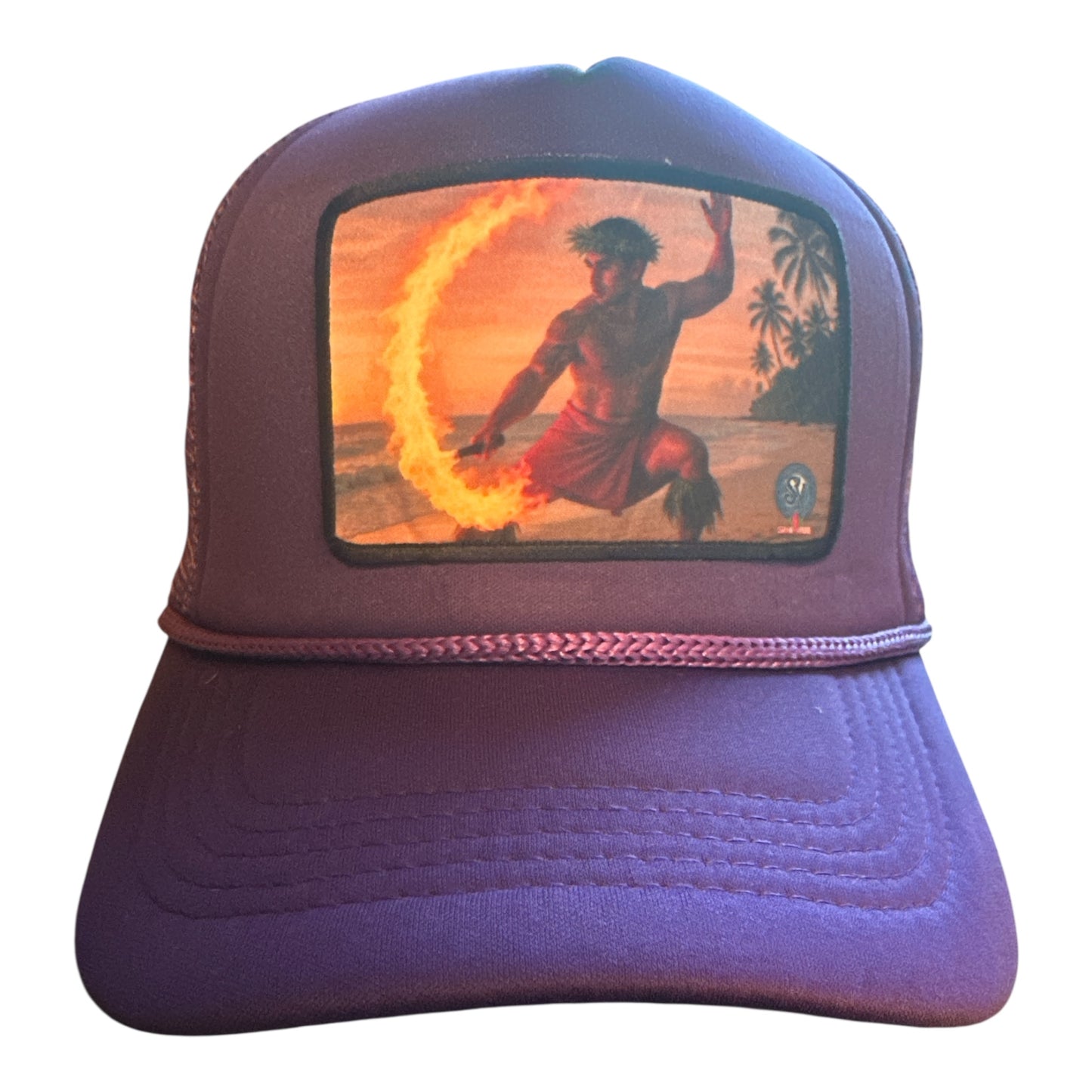 Siva Afi Fire Dance -Trucker Hat |Polynesian Sunset Edition