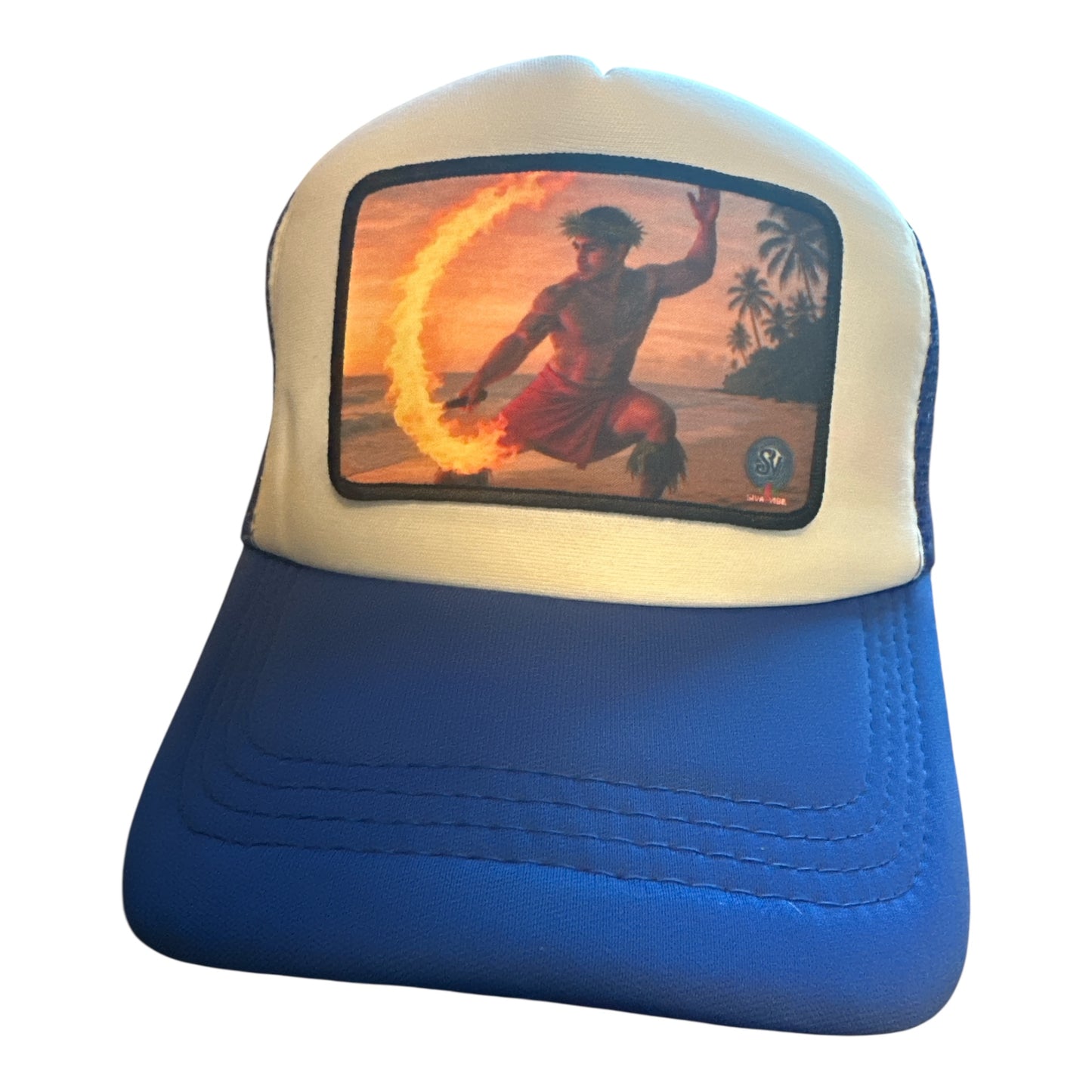 Siva Afi Fire Dance -Trucker Hat |Polynesian Sunset Edition