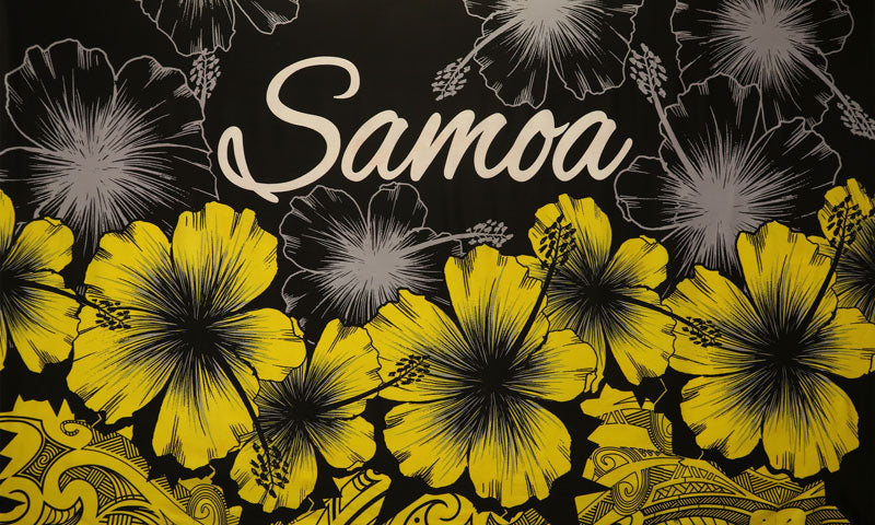 Hibiscus Samoa Polyester Sarong | Islands Fabric