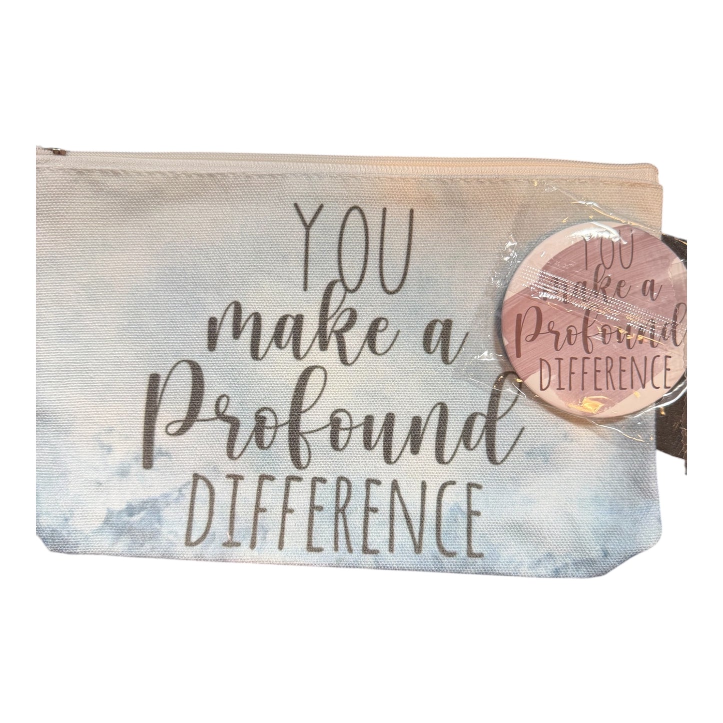 Siva Vibe “Share the Aloha” Canvas Makeup Bag w mirror