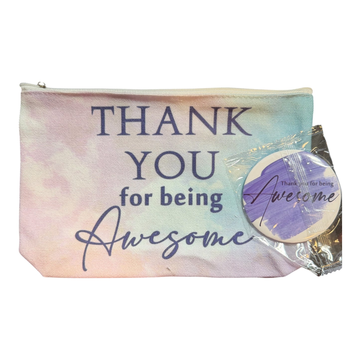 Siva Vibe “Share the Aloha” Canvas Makeup Bag w mirror