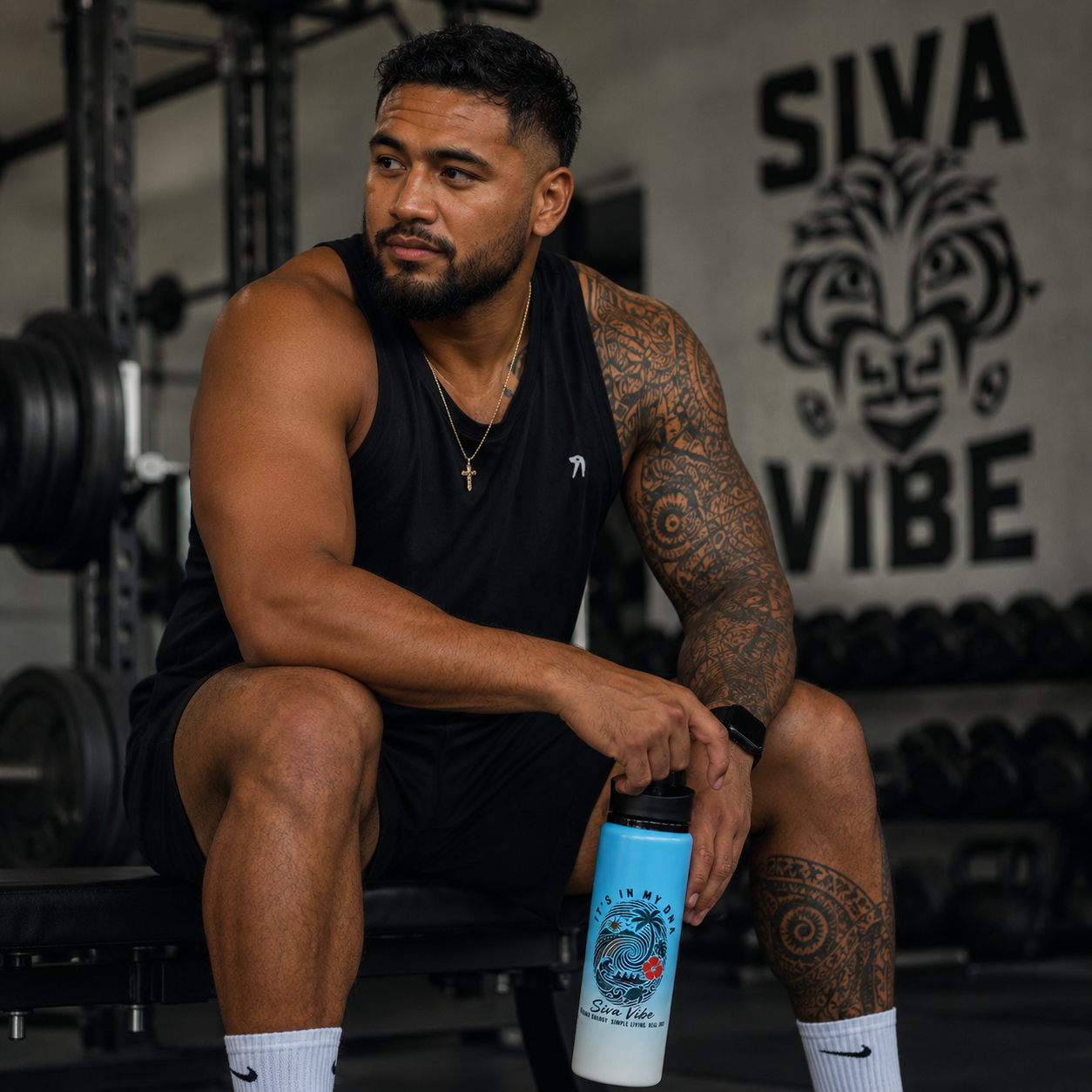 Siva Vibe 25oz Aluminum Water Bottle – Island DNA series