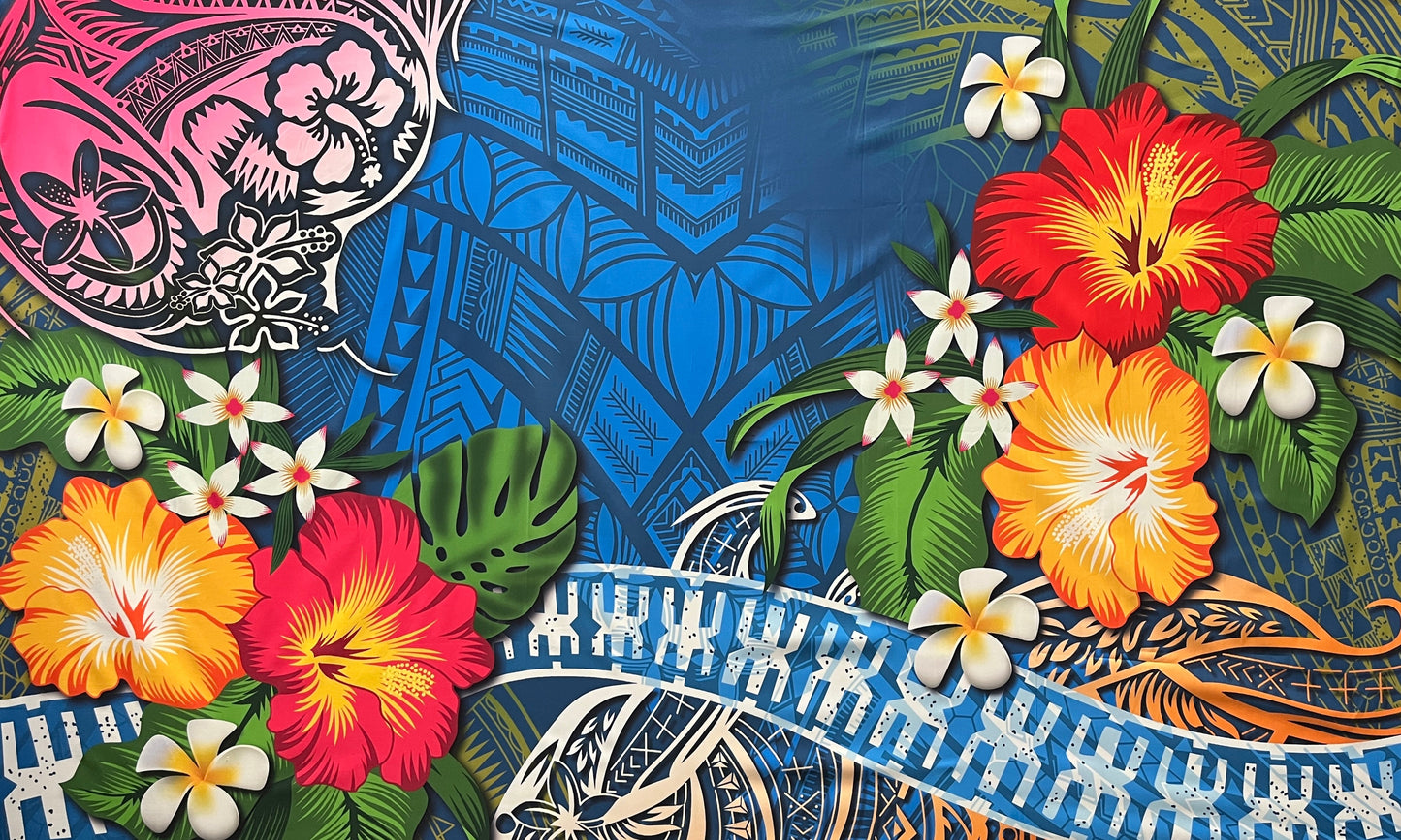 ISLAND SARONG | Hibiscus, Plumeria Assortment