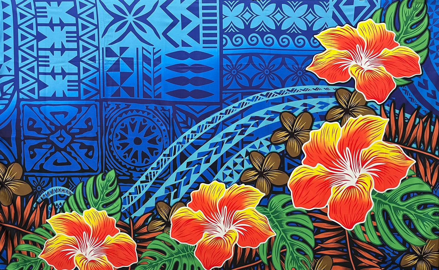 ISLAND SARONG | Hibiscus, Plumeria Assortment